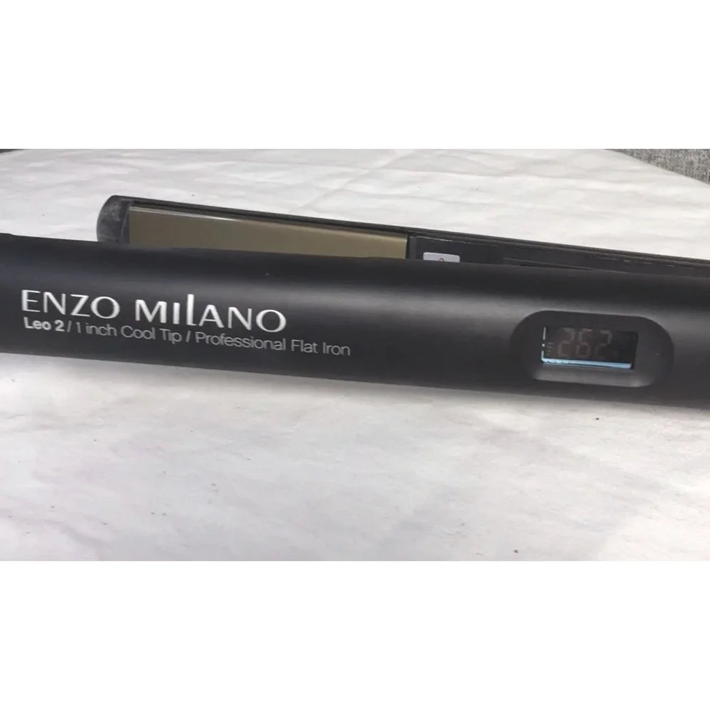 ENZO MILANO Leo2 1 Inch Cool Tip Professional Flat Iron‎